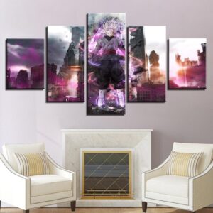 Dragons Ball - Anime 5 Panel Canvas Art Wall Decor