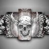 Drowning Pool - Music 5 Panel Canvas Art Wall Decor