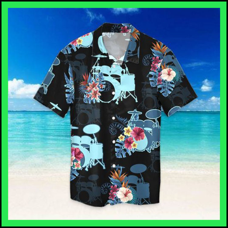 Drum Tropical Hawaiian Shirt- Limited Edition Drum Tropical Hawaiian Shirt- Limited Edition