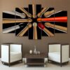 Drum music Instrum - Music 5 Panel Canvas Art Wall Decor