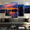 Duck Hunting - Hunting 5 Panel Canvas Art Wall Decor