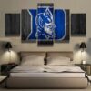 Duke Blue Devils Sports Team 1 - Sport 5 Panel Canvas Art Wall Decor