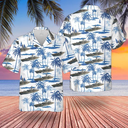 Duke Class Type 23 Frigate Hawaiian Shirt- Limited Edition Duke Class Type 23 Frigate Hawaiian Shirt- Limited Edition