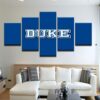 Duke University Blue Devils - Sport 5 Panel Canvas Art Wall Decor