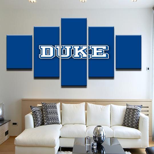 Duke University Blue Devils - Sport 5 Panel Canvas Art Wall Decor Duke University Blue Devils - Sport 5 Panel Canvas Art Wall Decor