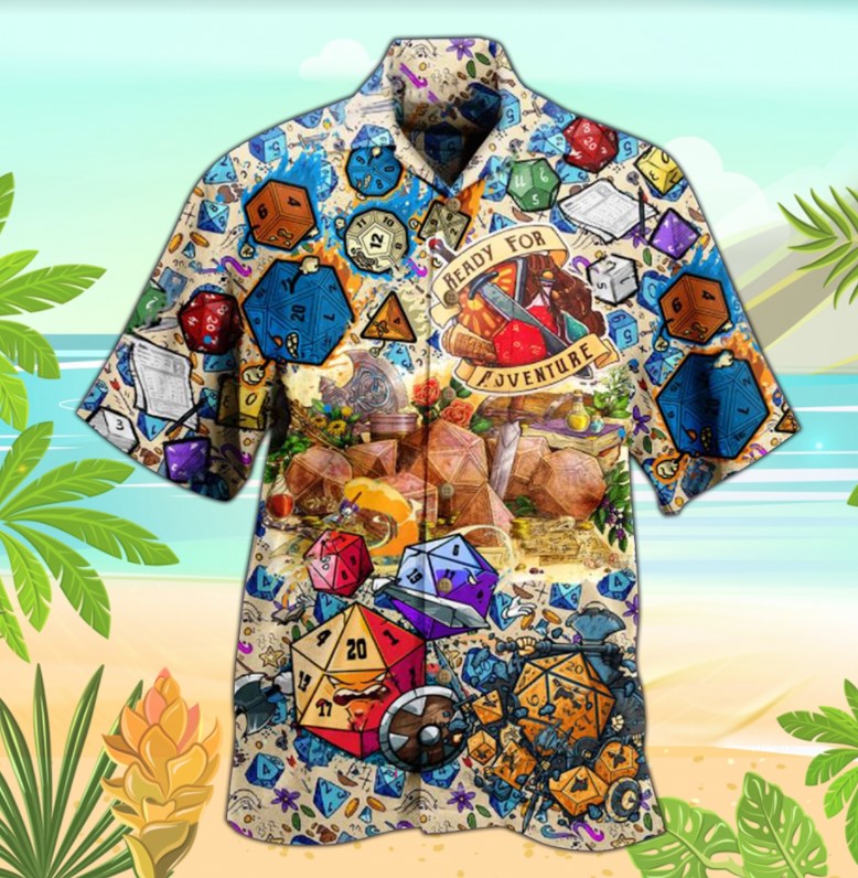 Dungeons And Dragons Ready For Aventure Hawaiian Shirt Dungeons And Dragons Ready For Aventure Hawaiian Shirt