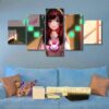 Dva 02 - Gaming 5 Panel Canvas Art Wall Decor
