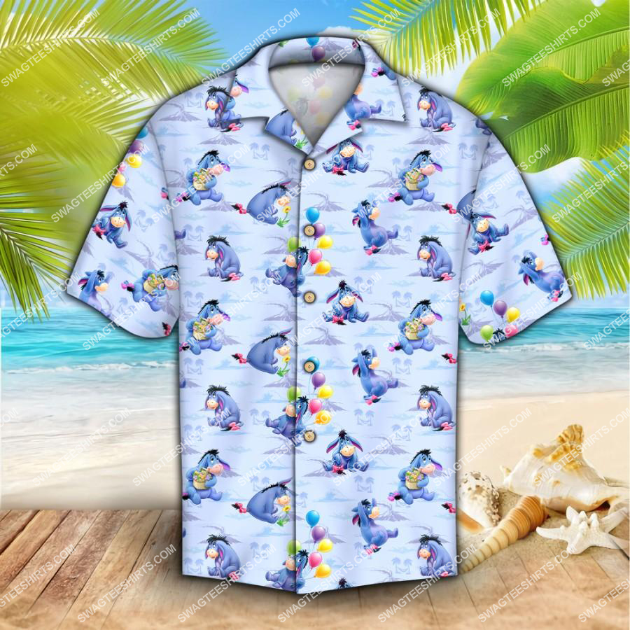 Eeyore Winnie The Pooh All Over Print Hawaiian Shirt Eeyore Winnie The Pooh All Over Print Hawaiian Shirt