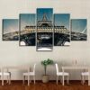 Eiffel Tower Paris France - Nature 5 Panel Canvas Art Wall Decor