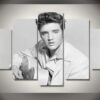 Elvis Presley - Famous Person 5 Panel Canvas Art Wall Decor