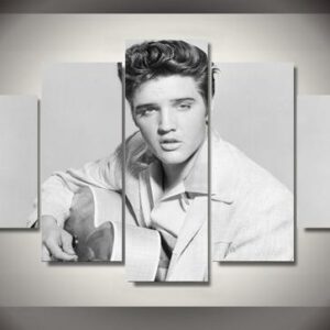 Elvis Presley - Famous Person 5 Panel Canvas Art Wall Decor