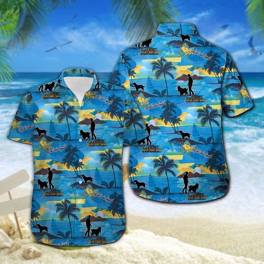 English Cocker Spaniel Hawaiian Shirt Summer Button Up English Cocker Spaniel Hawaiian Shirt Summer Button Up