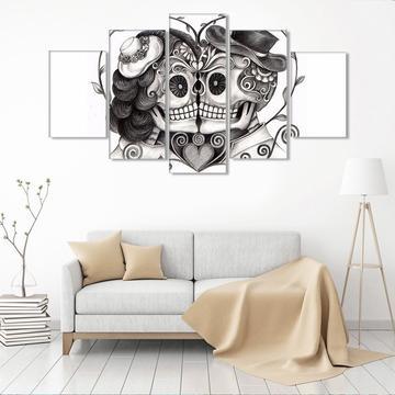 Eternal Love - Abstract 5 Panel Canvas Art Wall Decor Eternal Love - Abstract 5 Panel Canvas Art Wall Decor