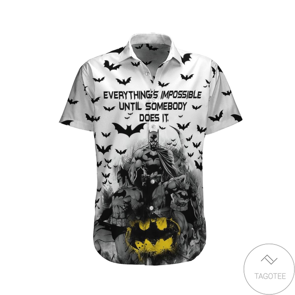 Everything’S Impossible Until Someone Does It Batman Hawaiian Shirt Everything’S Impossible Until Someone Does It Batman Hawaiian Shirt