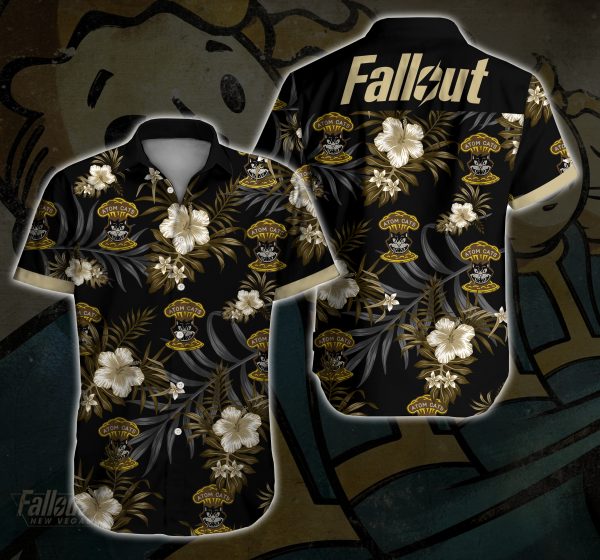 Fallout Hawaiian Shirt Summer Button Up Fallout Hawaiian Shirt Summer Button Up