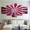 Fc Bayern Munchen - Sport 5 Panel Canvas Art Wall Decor
