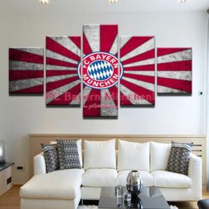 Fc Bayern Munchen - Sport 5 Panel Canvas Art Wall Decor