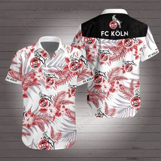 Fc Koln Hawaiian Shirt Fc Koln Hawaiian Shirt