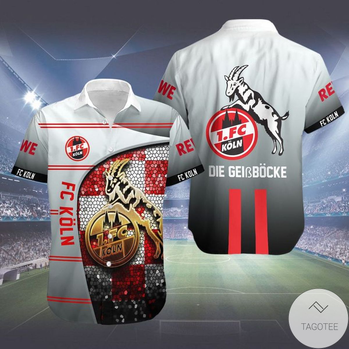 Fc Koln Hawaiian Shirt Fc Koln Hawaiian Shirt