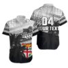 Fiji Rugby Makare And Tapa Patterns Personalized Hawaiian Shirt