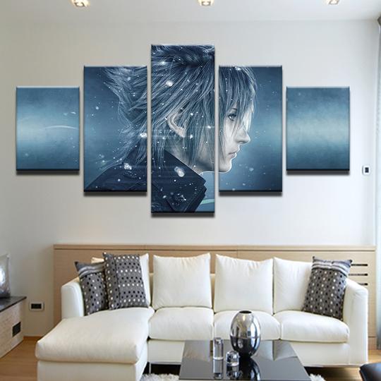 Final Fantasy Xv - Gaming 5 Panel Canvas Art Wall Decor Final Fantasy Xv - Gaming 5 Panel Canvas Art Wall Decor