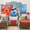 Finding Nemo Nemo - Cartoon 5 Panel Canvas Art Wall Decor