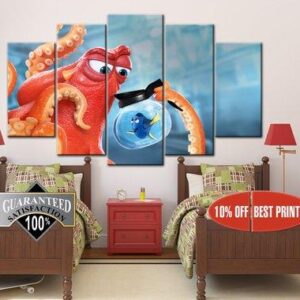 Finding Nemo Nemo - Cartoon 5 Panel Canvas Art Wall Decor
