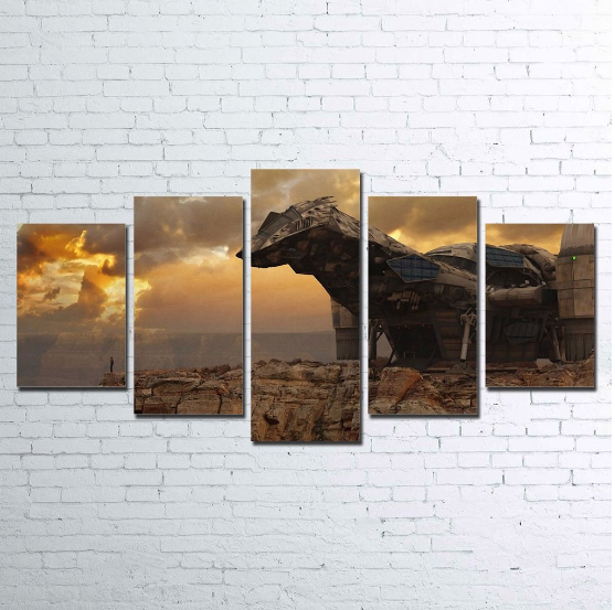 Firefly Movie - Movie 5 Panel Canvas Art Wall Decor Firefly Movie - Movie 5 Panel Canvas Art Wall Decor