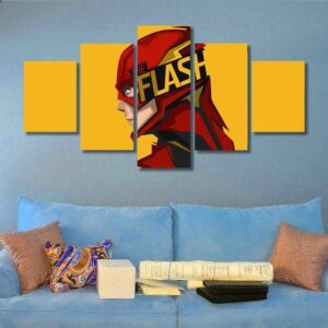 Flash 22 - Gaming 5 Panel Canvas Art Wall Decor