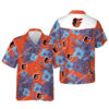 Floral Baltimore Orioles Mlb Hawaiian Shirt