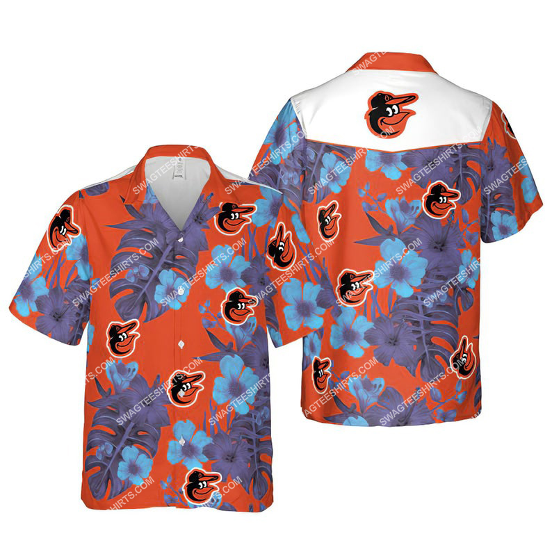 Floral Baltimore Orioles Mlb Hawaiian Shirt Floral Baltimore Orioles Mlb Hawaiian Shirt