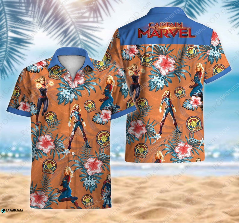 Floral Captain America Avengers Disney Marvel Movie Hawaiian Shirt Floral Captain America Avengers Disney Marvel Movie Hawaiian Shirt