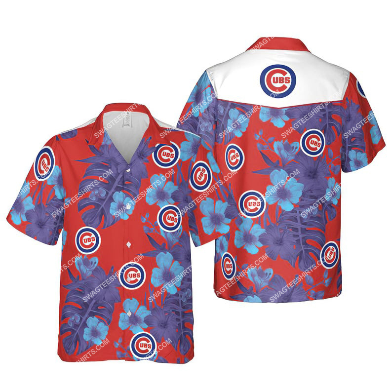 Floral Chicago Cubs Mlb Summer Vacation Hawaiian Shirt Floral Chicago Cubs Mlb Summer Vacation Hawaiian Shirt