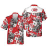 Floral Cincinnati Reds Mlb Summer Vacation Hawaiian Shirt