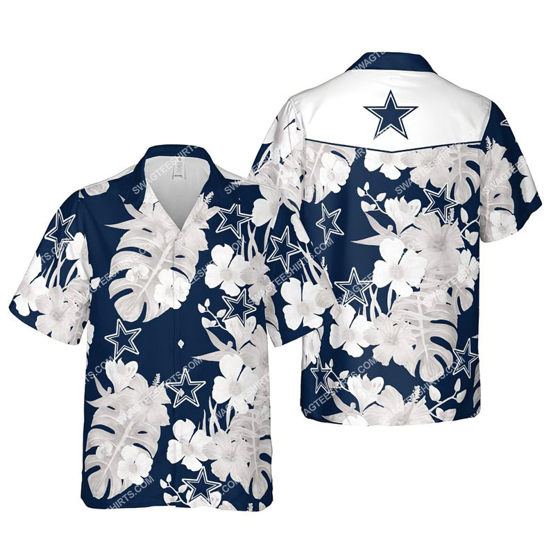 Floral Dallas Cowboys Nfl Summer Vacation Hawaiian Shirt Floral Dallas Cowboys Nfl Summer Vacation Hawaiian Shirt
