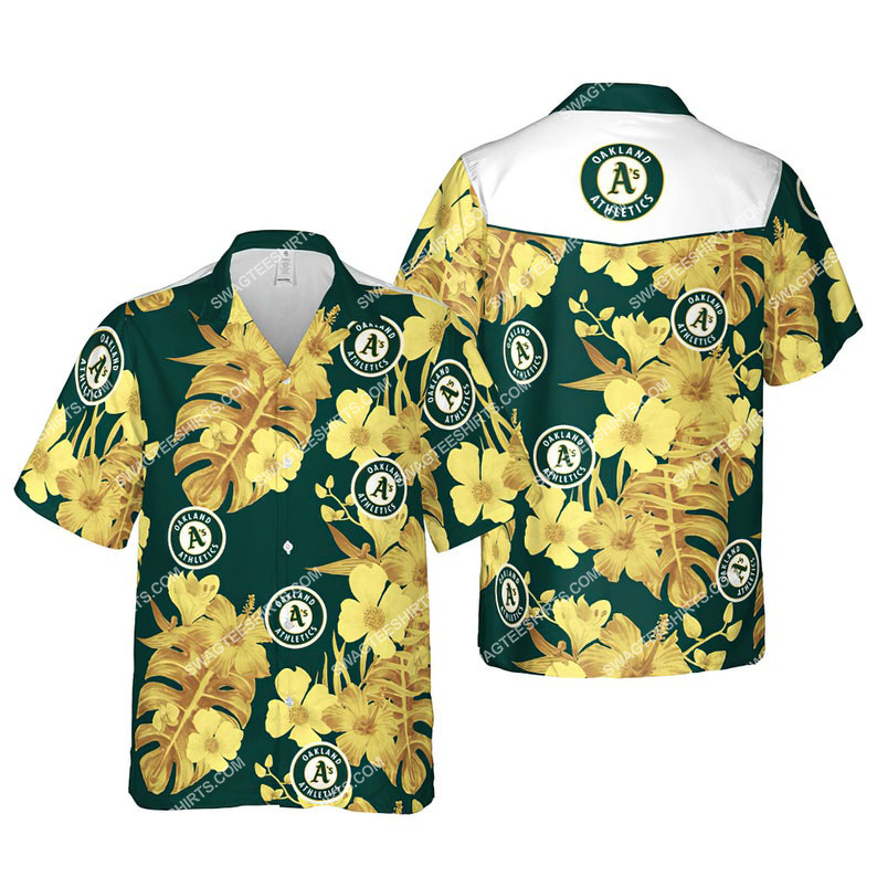 Floral Oakland Athletics Mlb Summer Vacation Hawaiian Shirt Floral Oakland Athletics Mlb Summer Vacation Hawaiian Shirt