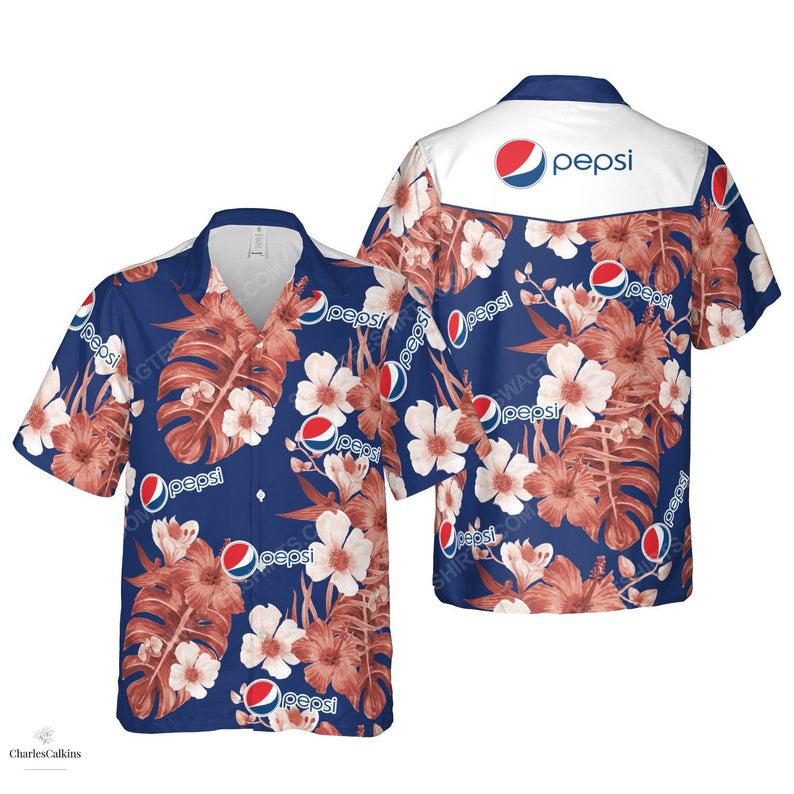 Floral Pepsi Drink Summer Vacation Hawaiian Shirt Floral Pepsi Drink Summer Vacation Hawaiian Shirt