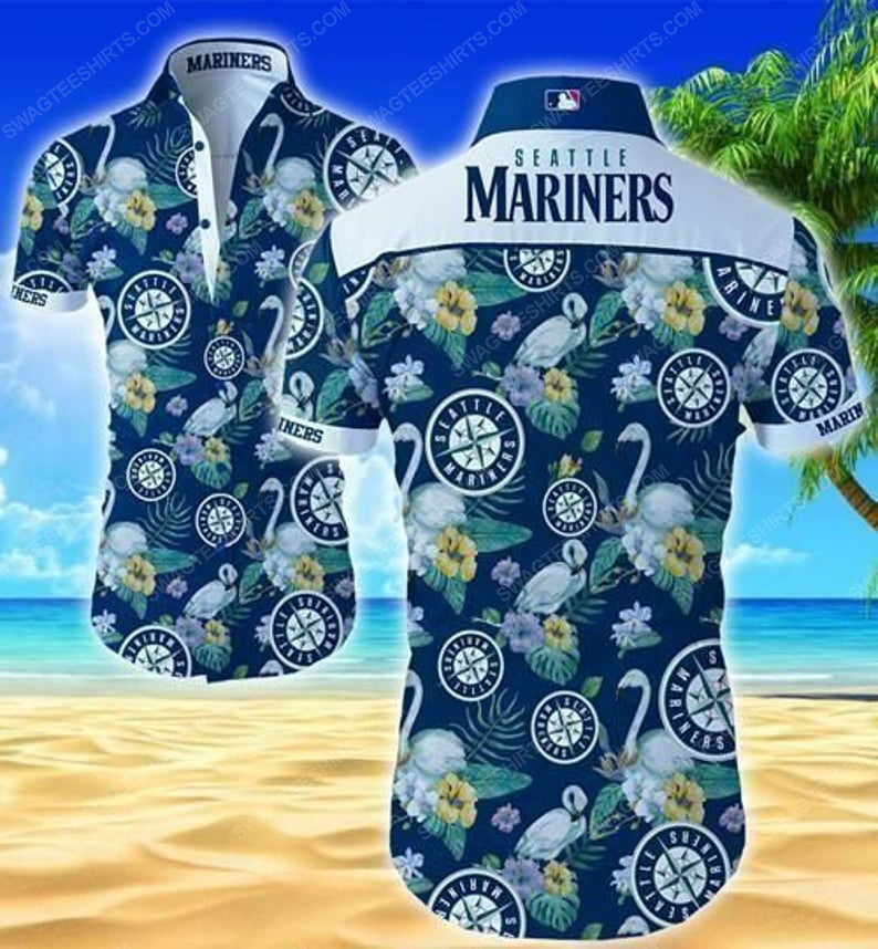 Floral Seattle Mariners Mlb Summer Vacation Hawaiian Shirt Floral Seattle Mariners Mlb Summer Vacation Hawaiian Shirt