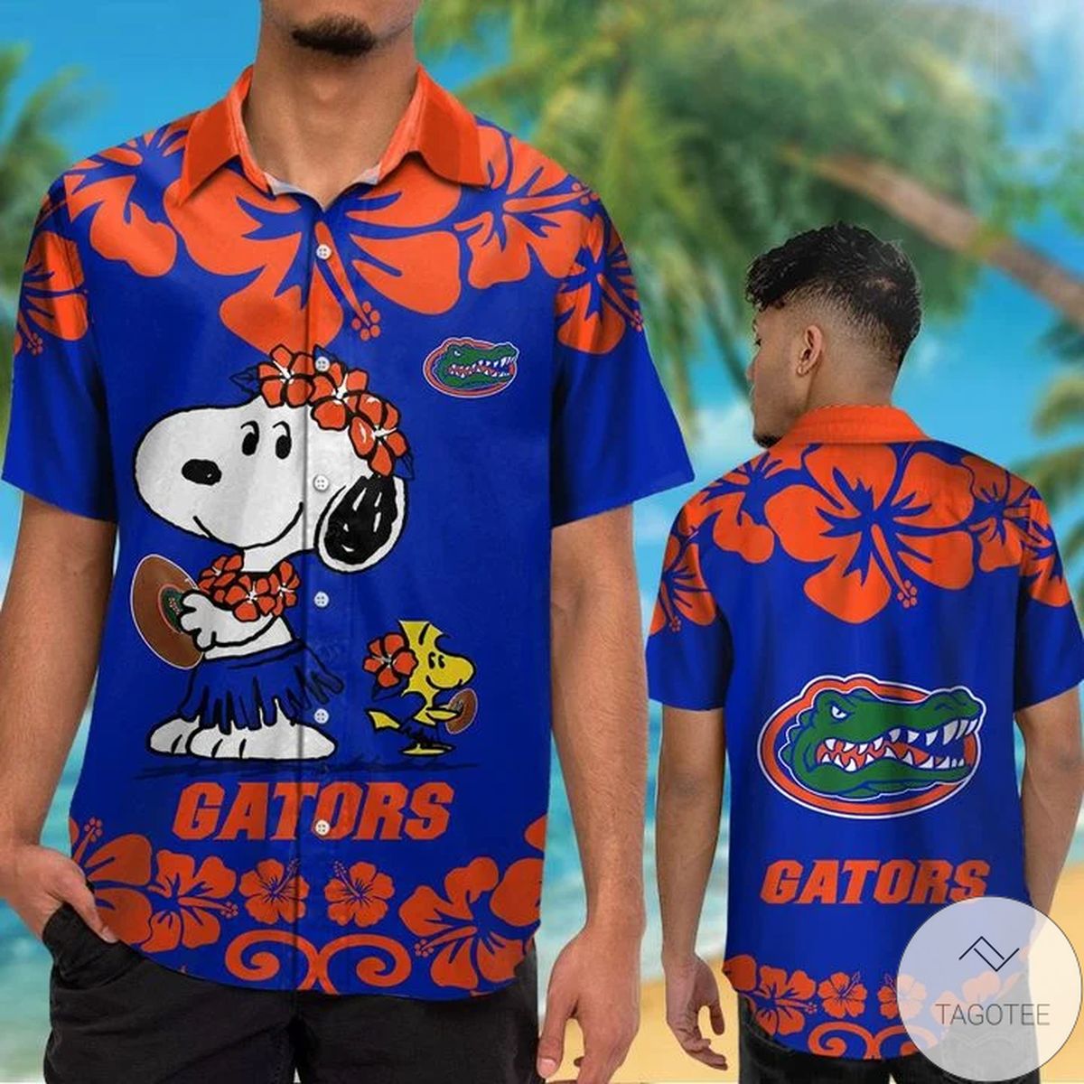 Florida Gators & Snoopy Hawaiian Shirt Florida Gators & Snoopy Hawaiian Shirt