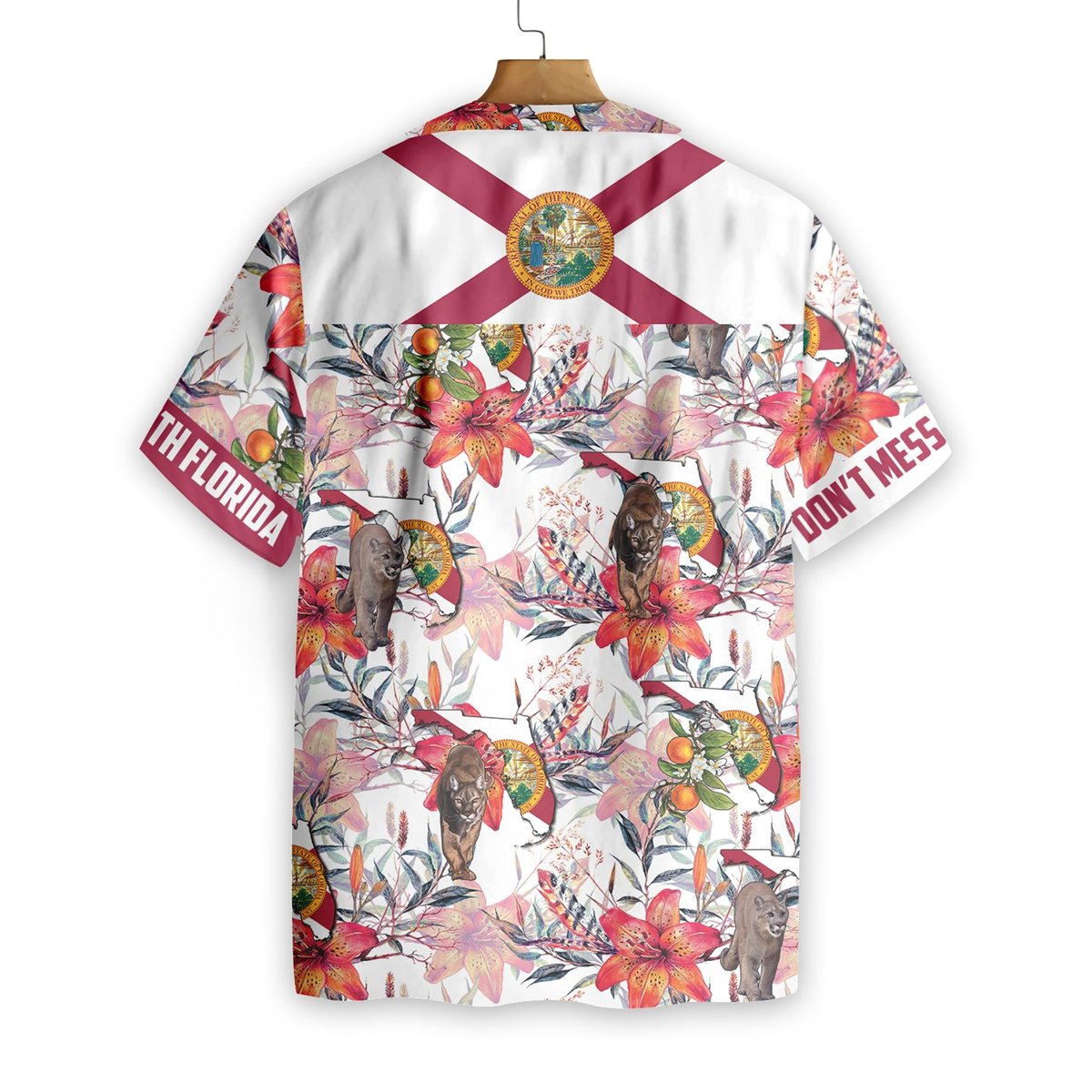 Florida Panther Hawaiian Shirt Florida Panther Hawaiian Shirt