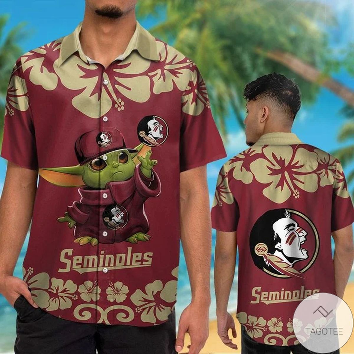 Florida State Seminoles Baby Yoda Hawaiian Shirt Florida State Seminoles Baby Yoda Hawaiian Shirt