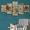 Food Spice Spoon - Kitchen 5 Panel Canvas Art Wall Decor