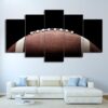 Football Pigskin - Sport 5 Panel Canvas Art Wall Decor