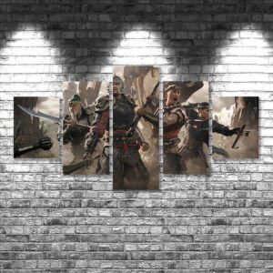 For Honor - Gaming 5 Panel Canvas Art Wall Decor