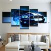 Ford Mustang Cobra - Automative 5 Panel Canvas Art Wall Decor