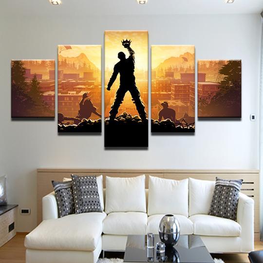 Fortnite Battle Royale 1 - Gaming 5 Panel Canvas Art Wall Decor Fortnite Battle Royale 1 - Gaming 5 Panel Canvas Art Wall Decor