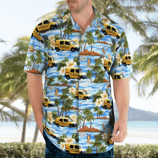 France La Poste Van Hawaiian Shirt France La Poste Van Hawaiian Shirt
