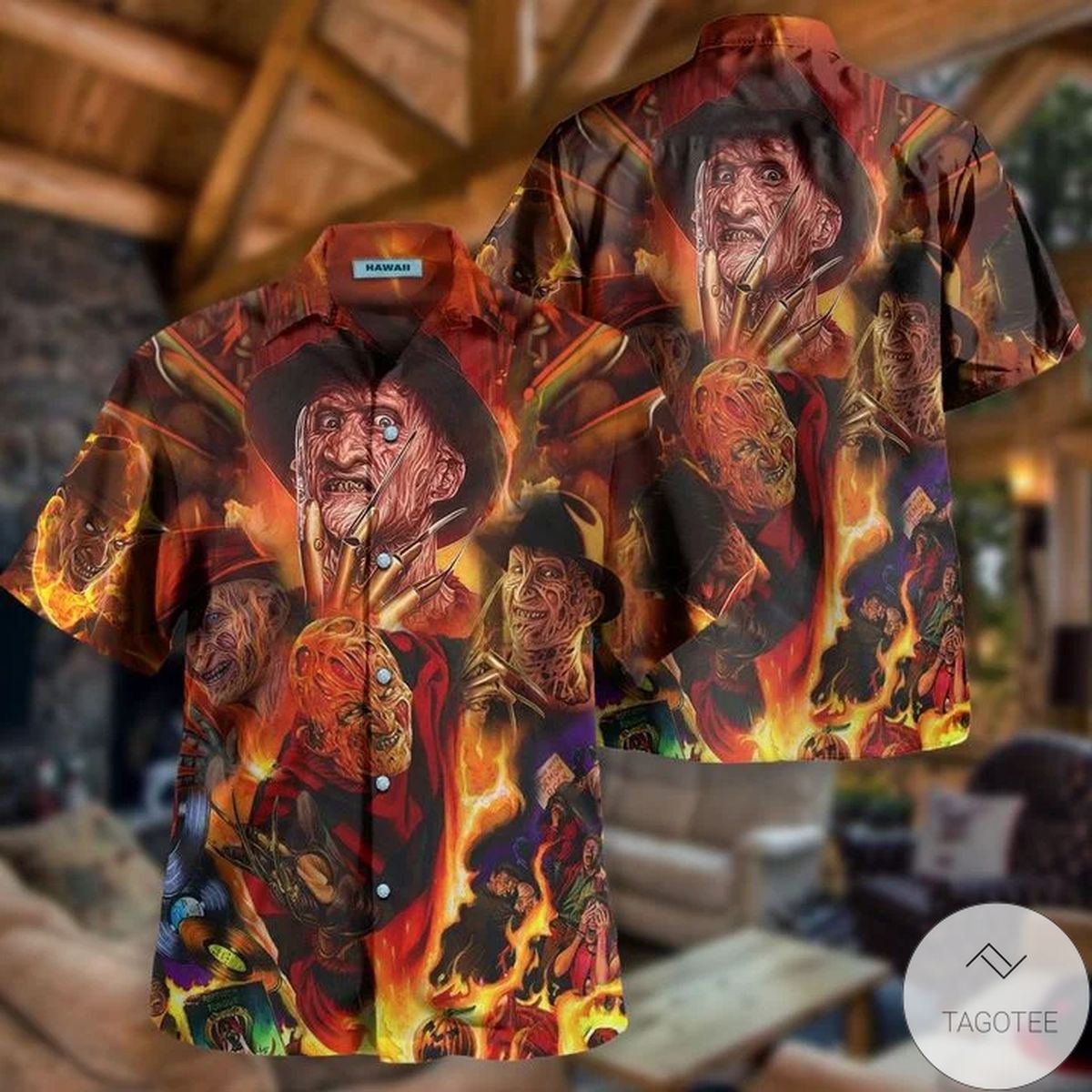 Freddy Krueger Killin’ It Since 1984 Hawaiian Shirt Freddy Krueger Killin’ It Since 1984 Hawaiian Shirt