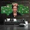 Frida Kahlo - Famous Person 5 Panel Canvas Art Wall Decor