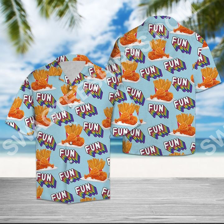 Fried Chicken Fun Summer All Over Printed Hawaiian Shirt Fried Chicken Fun Summer All Over Printed Hawaiian Shirt